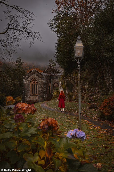 RYDAL HALL, LAKE DISTRICT (ABOVE): Kelly is seen here giving a 