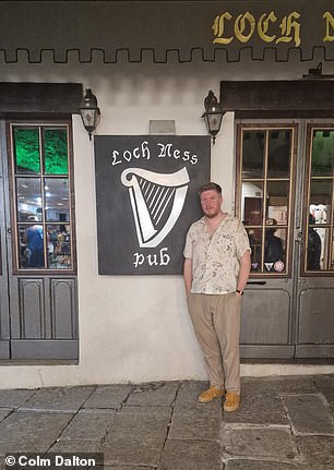 Colm considers the Loch Ness pub in Corsica (pictured above) to be 