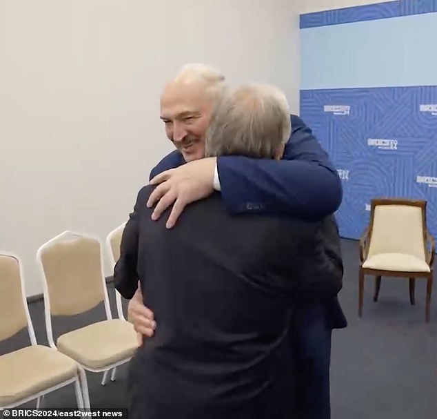 Guterres was criticized for the warmth he showed to both Putin and Lukashenko, pictured.