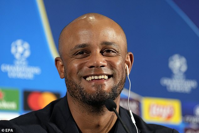 Bayern coach Kompany (pictured) says Yamal is a natural replacement for Lionel Messi