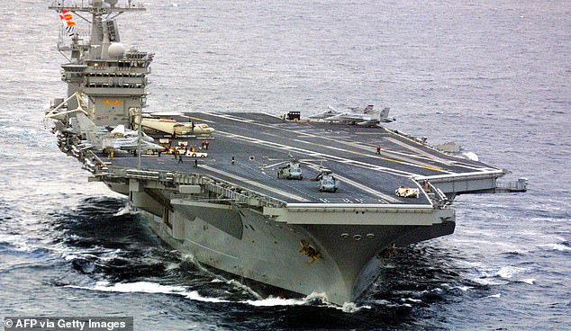 Warships guarding the aircraft carrier USS Nimitz and a submarine in the area detected a strange object on radar in the Pacific in November 2004.