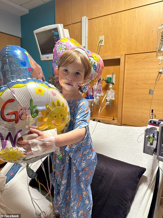 Three-year-old Alma Geddes was one of several children doctors at Greater Baltimore Medical Center have treated so far this year with pneumonia.