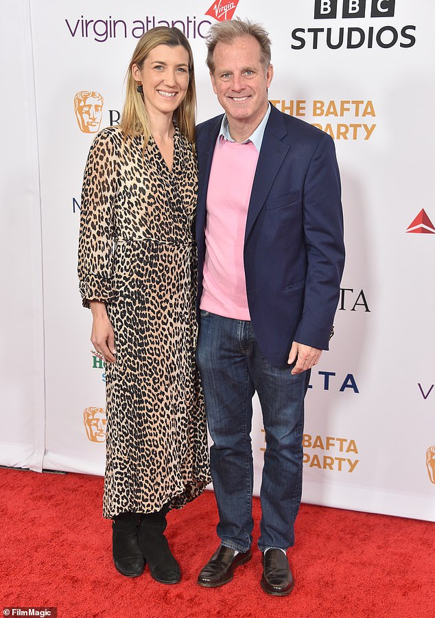 Bradley Thomas' wife, Isabelle, 39, jumped to her death Monday night at the Angeleno Hotel. They were photographed together on January 13 at the 2024 BAFTA Tea Party in Beverly Hills.