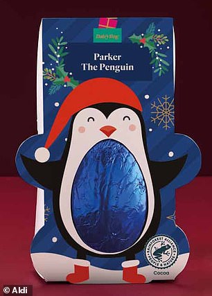 'Chreaster Eggs' are also available in blue foil like Parker the Penguin