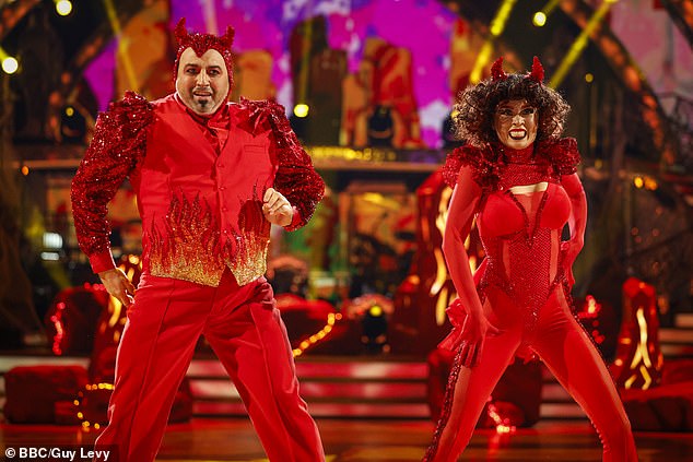 The Welsh opera star, 52, and professional dancer, 35, took to the Strictly floor again on Saturday to take on The Salsa.