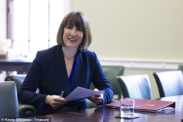 Although financial markets are getting nervous about Rachel Reeves' (pictured) budget and the big spending plans she has in mind to speed up the economy, that hasn't stopped Goldman Sachs from taking a positive view on the course of the economy. UK interest rates.