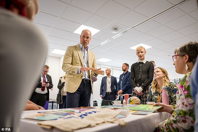 Pictured: The Prince of Wales during a visit to Tillydrone Community Campus, Aberdeen, to highlight how united community support services can improve early intervention and prevent homelessness, June 27, 2023.