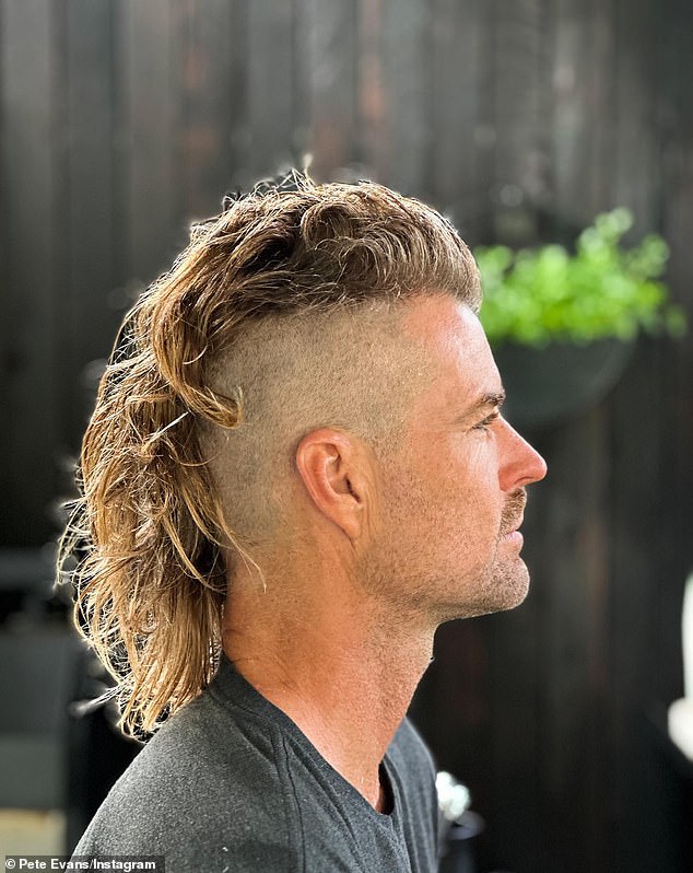 Pete first decided to trade in his clean-cut hairstyle for a mullet in June 2023.