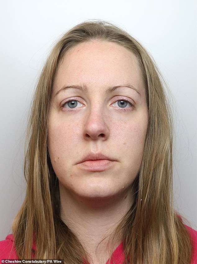 Mugshot released by Cheshire Police of child serial killer Lucy Letby