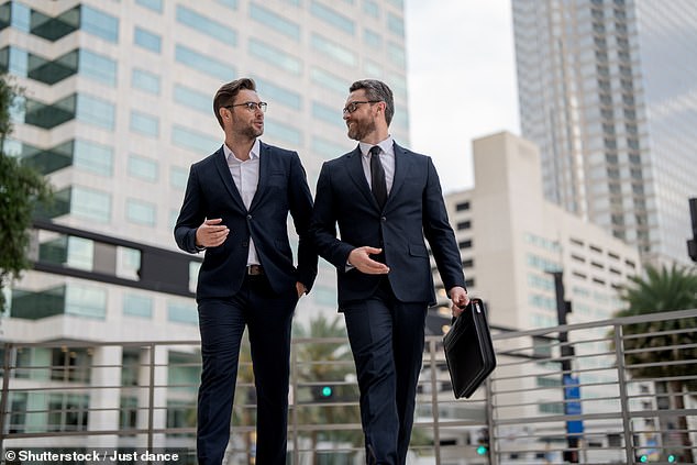 Many men who are spectacularly successful, both sexually and professionally, are considered ugly (stock photo of businessmen)