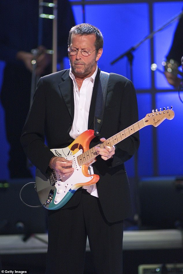 Clapton auctioned his favorite Stratocaster, Blackie, heard on Layla and Wonderful Tonight, for charity in 2004