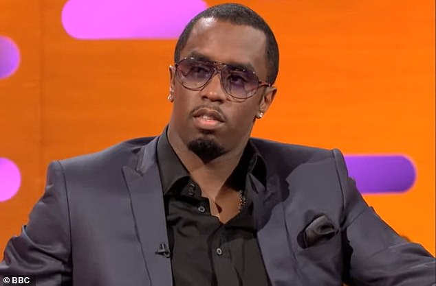 Diddy is pictured that year during a 2011 interview on The Graham Norton Show.