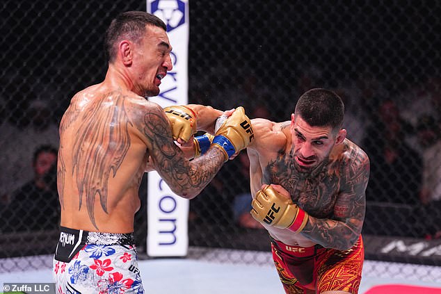 The 27-year-old became the first man to knock out former world champion Max Holloway.