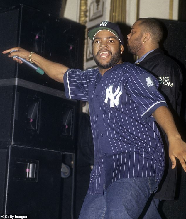 But fans found old photos of him in Yankees gear from a 1992 concert in New York City.