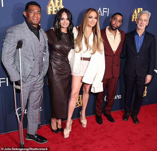 Unstoppable is a sports biographical film starring Jharrel Jerome as professional wrestler Anthony Robles, with JLo in a supporting role as his mother Judy.