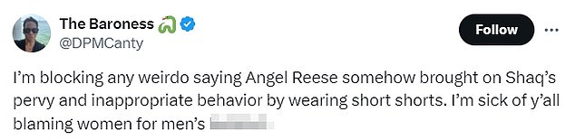 Other social media users defended Reese, claiming she has the right to wear whatever she wants.