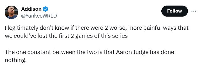 1730004383 764 Aaron Judge blasted by Yankees fans for embarrassing World Series