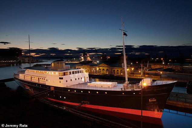 The ship, shown here, spent 30 years sailing 