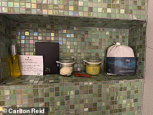 Above: Carlton bathroom toiletries