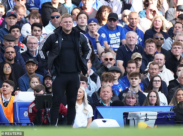 Howe (pictured) revealed Gordon felt something in training on Friday and was hoping to play.