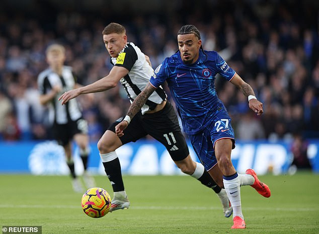 It was a slow start to the game for Newcastle, who fell behind, but tied in the first half.