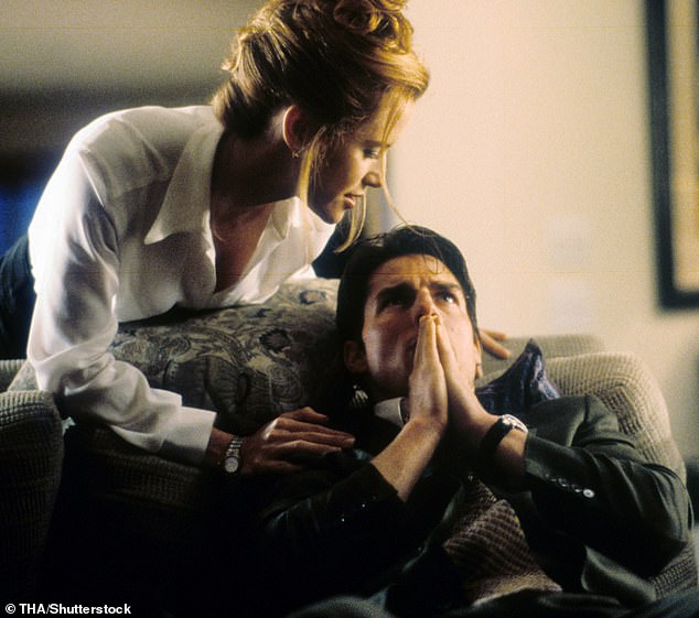 Kelly with Tom Cruise in the 1996 film Jerry Maguire