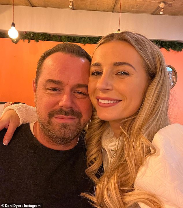 Danny recently revealed that he and his family 'stepped up' to help his daughter Dani (pictured) raise her three children, while her fiancé Jarrod Bowen was away at the Euros.