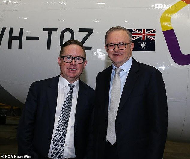 Aston claimed Albanese would personally contact former Qantas boss Alan Joyce to secure updates. Image: NewsWire/Gaye Gerard