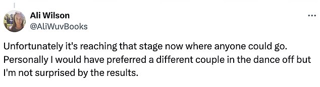 After seeing the spoiler, fans admitted their surprise, but most agreed that it was the right time for the eliminated couple to return home, although they added that the competition was starting to get tougher.