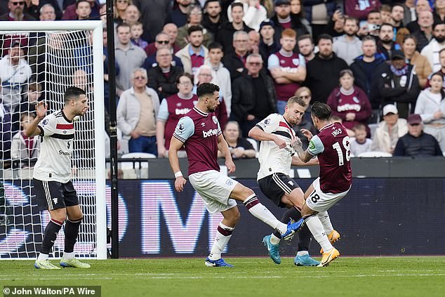 Coote was advised to check his monitor after Matthijs de Ligt and Danny Ings tangled