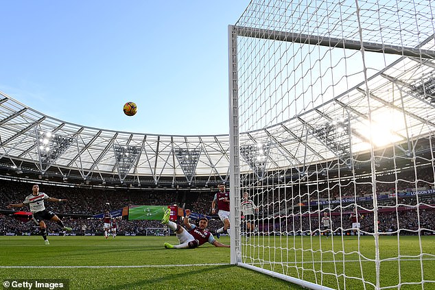 But despite having the goal open, Dalot could only raise his shot over the crossbar.