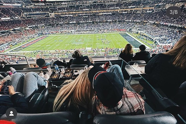 The photo, which was posted on January 13, 2023 and read: 'Lil Recap,' did not show their faces visible, but Kelsea was tagged in the post, which showed them snuggling up to each other at a soccer game.