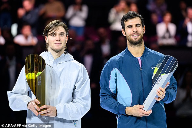 Vienna Open victory marks Draper's (left) biggest career win to date