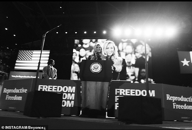 'Let's do this. Ladies and gentlemen, give a big, loud Texas welcome to the next president of the United States, Vice President Kamala Harris