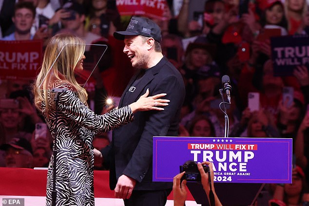 Elon Musk introduced Melania