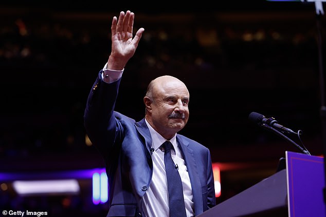 Television personality Dr. Phill admitted that being at Trump's rally at The Garden would cause him to lose his job in Hollywood, but admitted: 