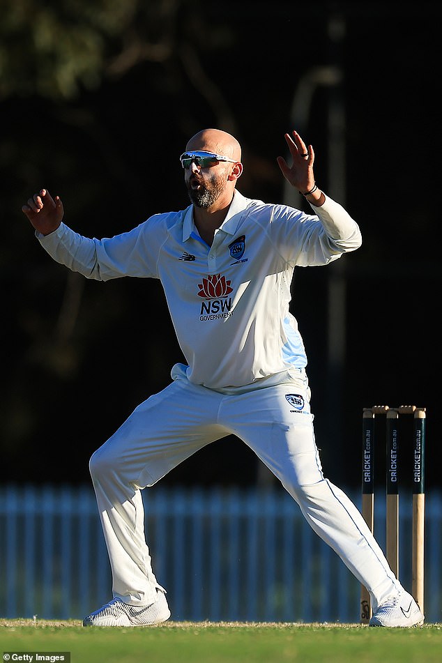 He will be joined on the sidelines by almost all the big stars who have a chance to make the Test squad to play India, including spinner Nathan Lyon (pictured).