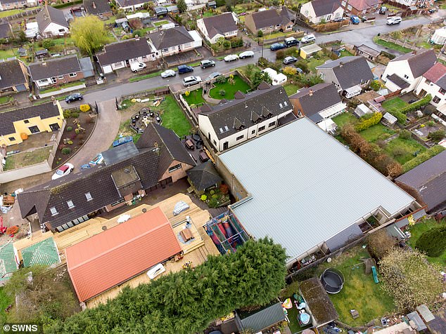 The structure was built in 2014 and Wildin has been fighting to keep it at his home in Cinderford, Gloucestershire ever since.