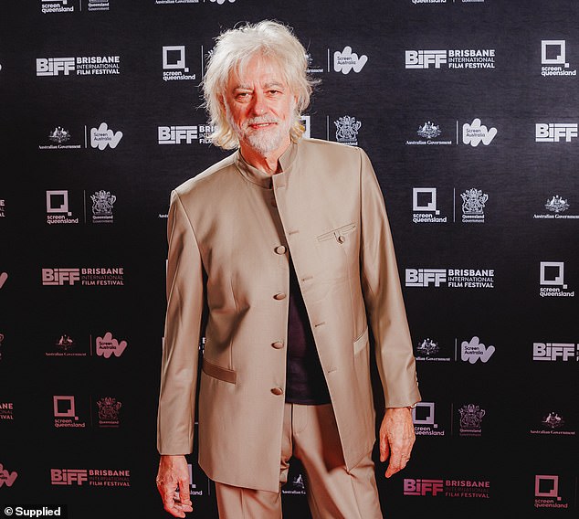 The Boomtown Rats rocker is usually known for his suave appearances and looked dapper on the Brisbane International Film Festival red carpet over the weekend.