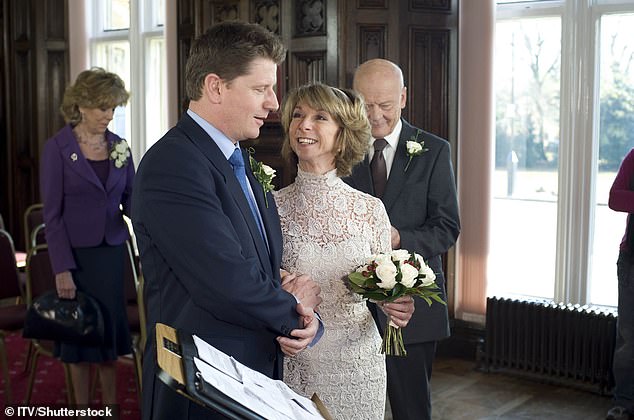 Gail Platt gets married in an episode of Coronation Street in 2010