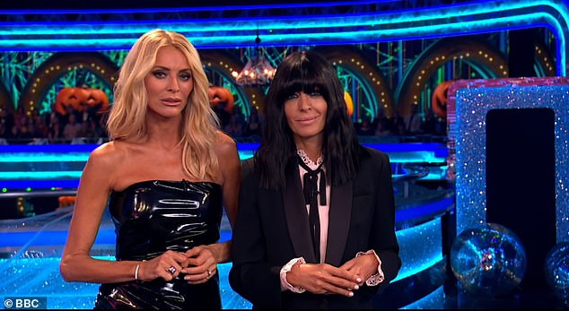 At the start of the show, presenters Tess Daly and Claudia confirmed that Amy would not be appearing, Tess said: 