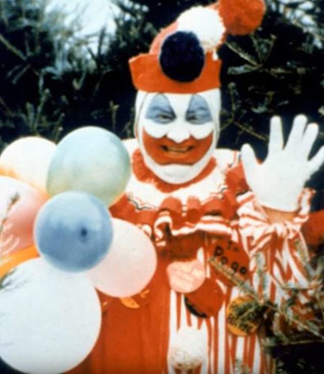 In 1980, at age 38, Gacy, known as the Killer Clown because he performed as Pogo the Clown at charity functions, was accused of the rape and murder of 33 young women.