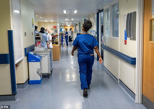 The NHS admitted it has withdrawn the training module and it will be replaced. The 23-page document – ​​titled “Equality, Diversity, Inclusion and Human Rights Skills” – states that “all staff, including unpaid workers, are required to complete the modules” (file image)