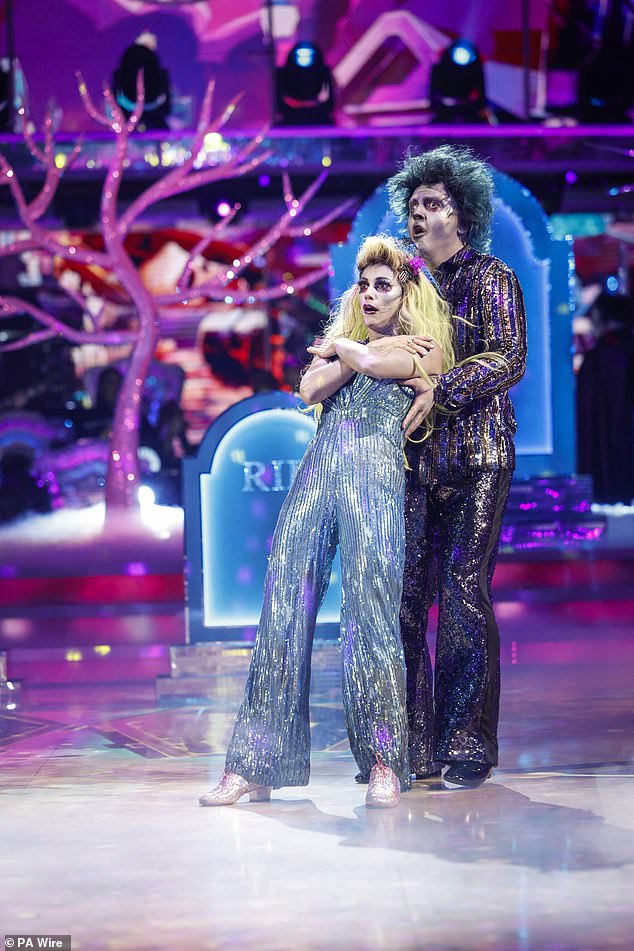 Despite coming last in the standings with their zombie-themed Samba on Saturday night, Chris and Dianne Buswell went straight to next week during the results show.