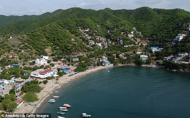 Fischer reportedly arrived in Santa Maria earlier this month to explore the nearby beaches and mountains (Taganga Mountains shown here).