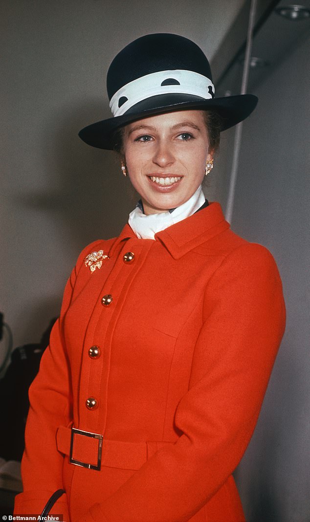 He said Princess Anne (pictured) was recruited to discipline her mother's mischievous dorgi, Honey, but the princess 