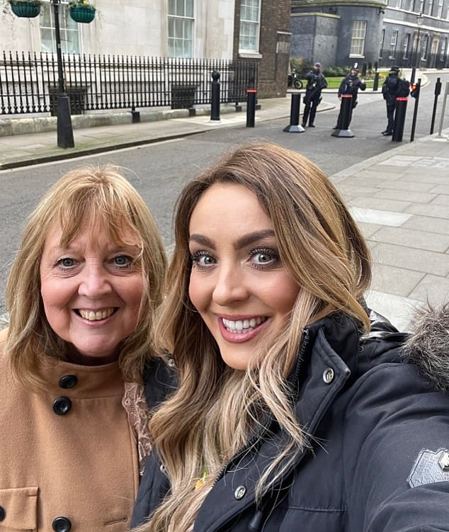 Gillian Dowden, 65 (left) with her daughter, Strictly star Amy Dowden, 34 (right)