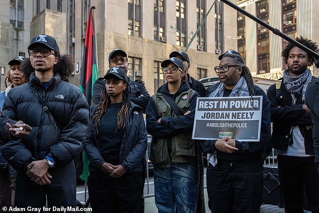 Anti-racism protesters gathered in front of the downtown courthouse last Monday.