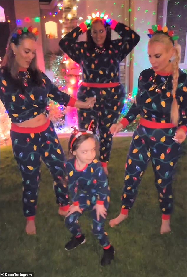 Coco faced backlash after posting a video of Chanel twerking in Christmas pajamas.