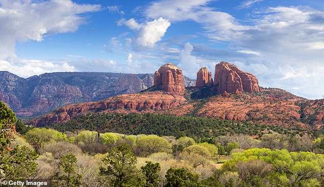 A famous attraction in Sedona is Cathedral Rock.